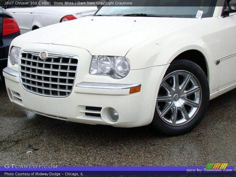 Stone White / Dark Slate Gray/Light Graystone 2007 Chrysler 300 C HEMI