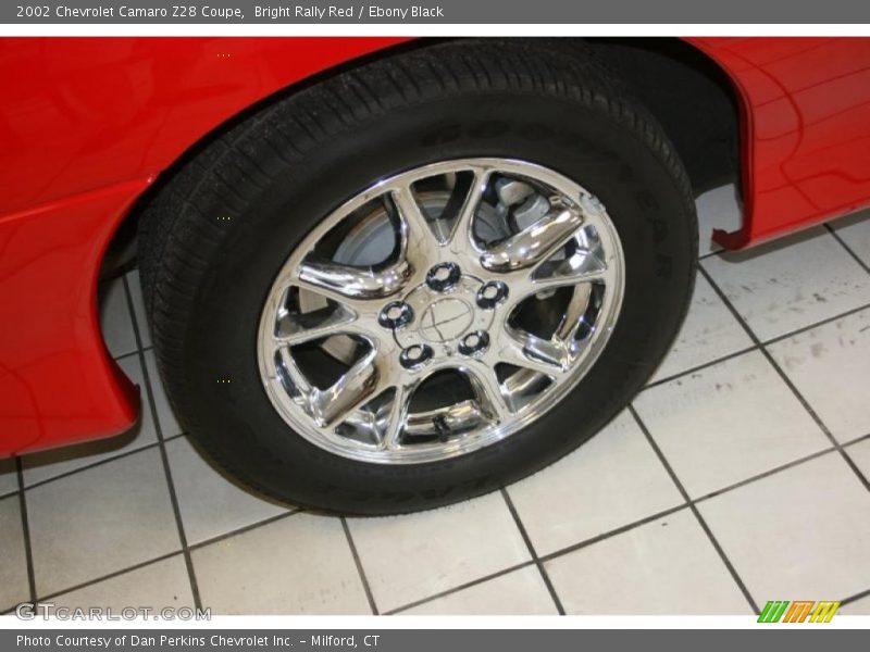 Bright Rally Red / Ebony Black 2002 Chevrolet Camaro Z28 Coupe