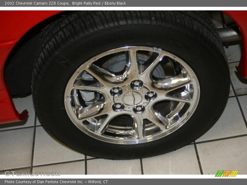 Bright Rally Red / Ebony Black 2002 Chevrolet Camaro Z28 Coupe