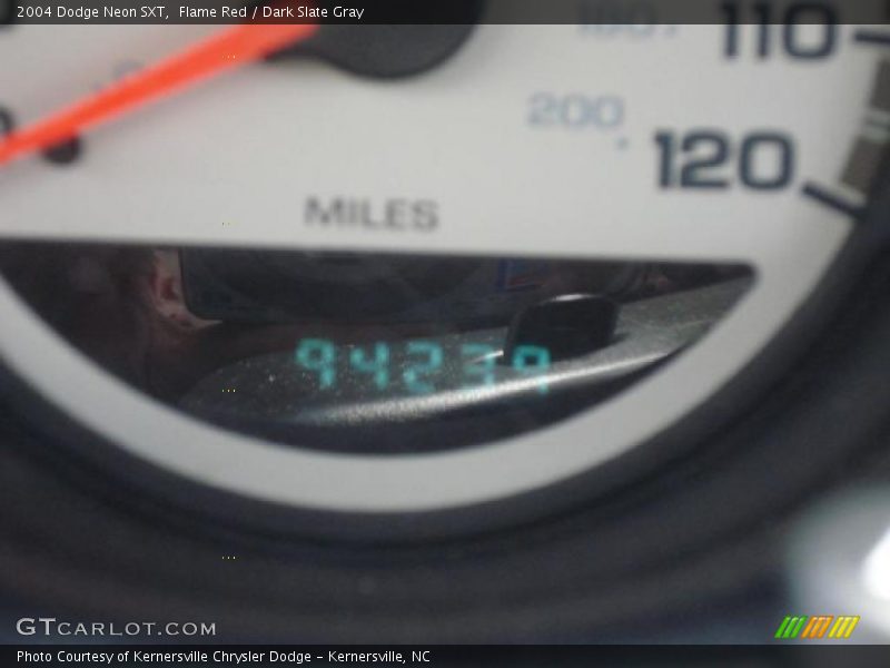 Flame Red / Dark Slate Gray 2004 Dodge Neon SXT