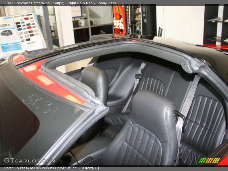 Bright Rally Red / Ebony Black 2002 Chevrolet Camaro Z28 Coupe