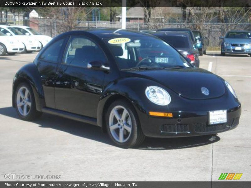 Black / Black 2008 Volkswagen New Beetle S Coupe