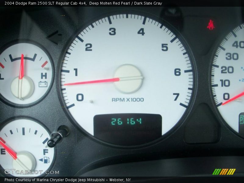 Deep Molten Red Pearl / Dark Slate Gray 2004 Dodge Ram 2500 SLT Regular Cab 4x4