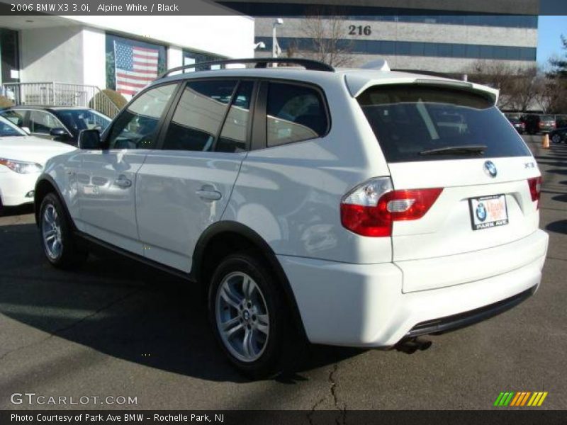 Alpine White / Black 2006 BMW X3 3.0i