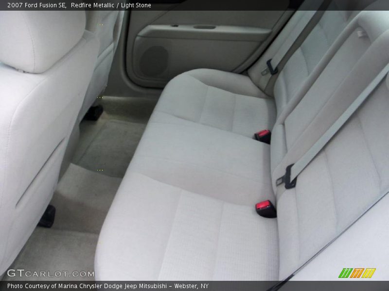Redfire Metallic / Light Stone 2007 Ford Fusion SE