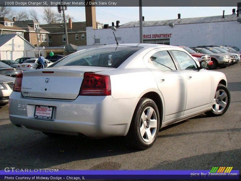 Bright Silver Metallic / Dark Slate Gray 2008 Dodge Charger SE