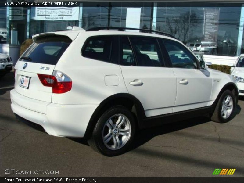 Alpine White / Black 2006 BMW X3 3.0i