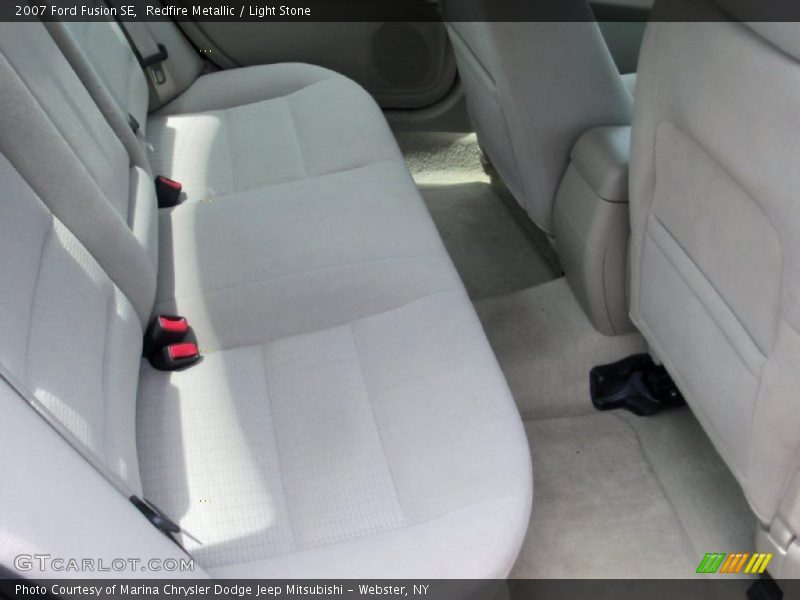 Redfire Metallic / Light Stone 2007 Ford Fusion SE