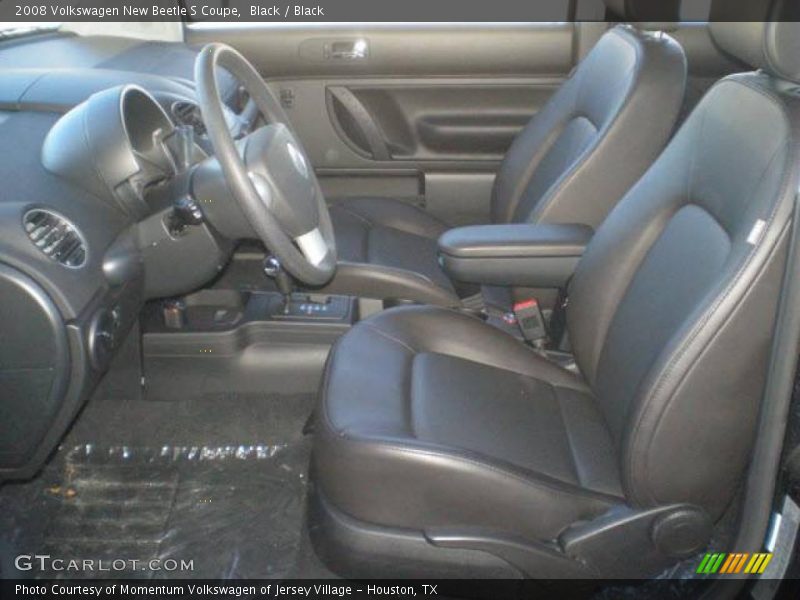 Black / Black 2008 Volkswagen New Beetle S Coupe