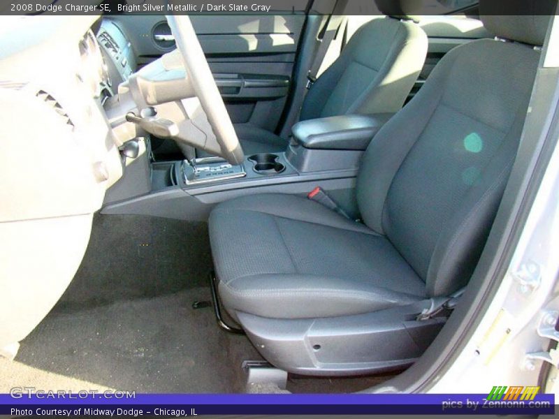 Bright Silver Metallic / Dark Slate Gray 2008 Dodge Charger SE