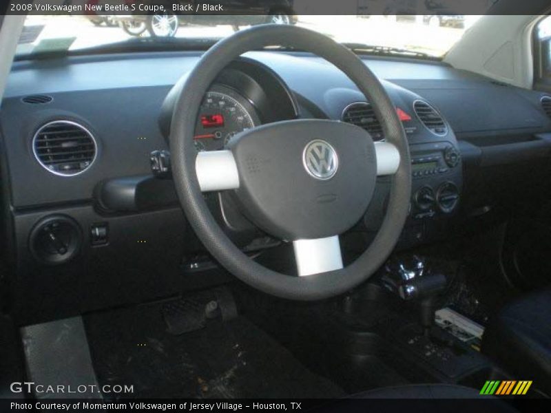 Black / Black 2008 Volkswagen New Beetle S Coupe