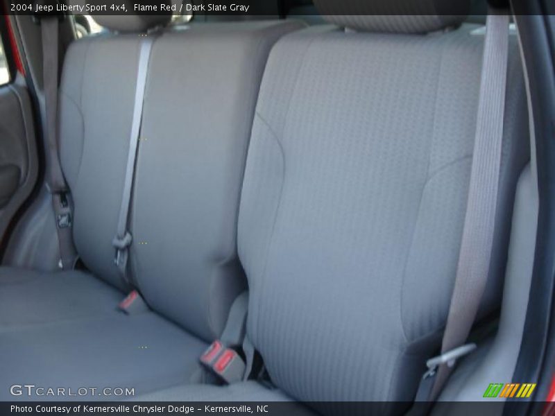 Flame Red / Dark Slate Gray 2004 Jeep Liberty Sport 4x4