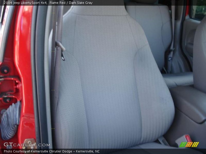 Flame Red / Dark Slate Gray 2004 Jeep Liberty Sport 4x4