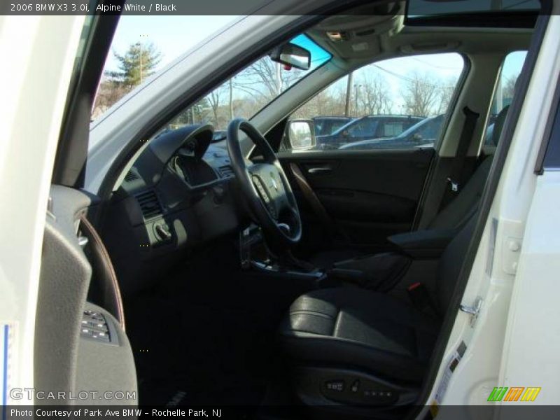 Alpine White / Black 2006 BMW X3 3.0i