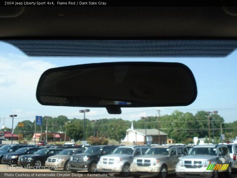 Flame Red / Dark Slate Gray 2004 Jeep Liberty Sport 4x4