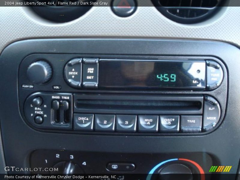Flame Red / Dark Slate Gray 2004 Jeep Liberty Sport 4x4
