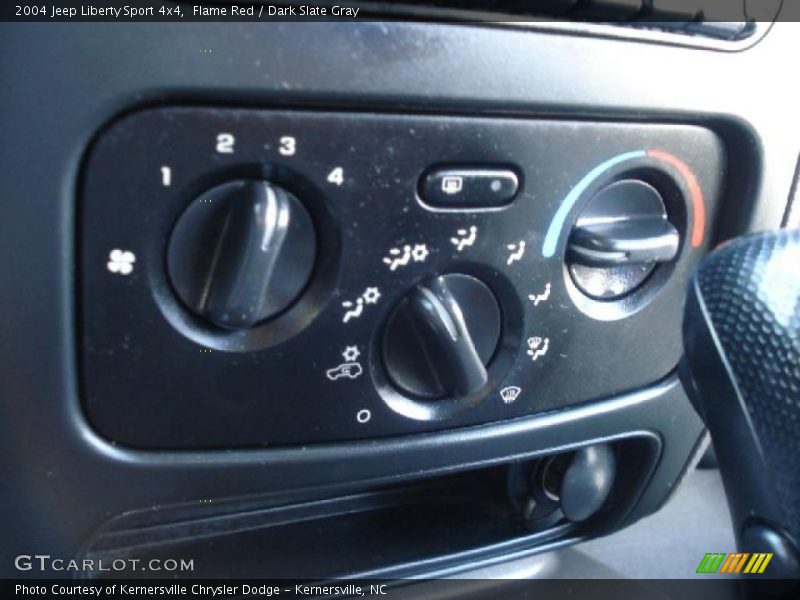 Flame Red / Dark Slate Gray 2004 Jeep Liberty Sport 4x4