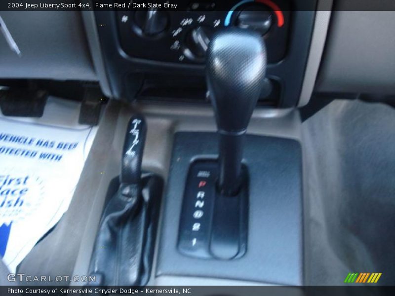 Flame Red / Dark Slate Gray 2004 Jeep Liberty Sport 4x4