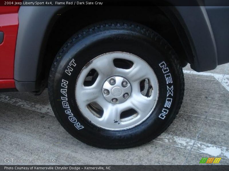 Flame Red / Dark Slate Gray 2004 Jeep Liberty Sport 4x4