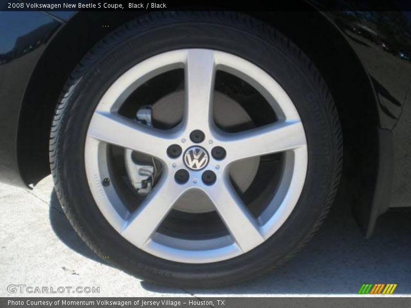 Black / Black 2008 Volkswagen New Beetle S Coupe
