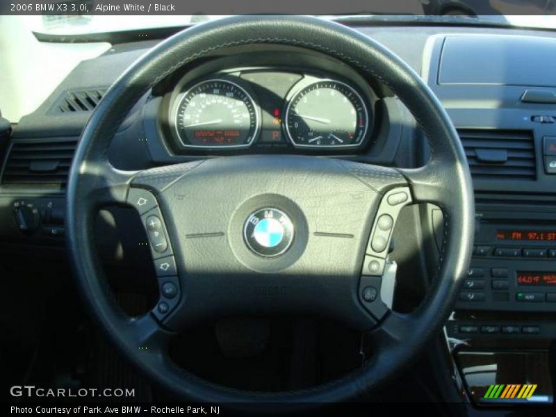 Alpine White / Black 2006 BMW X3 3.0i