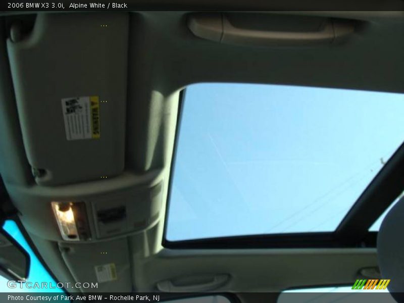 Alpine White / Black 2006 BMW X3 3.0i