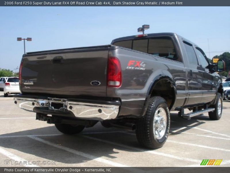 Dark Shadow Gray Metallic / Medium Flint 2006 Ford F250 Super Duty Lariat FX4 Off Road Crew Cab 4x4