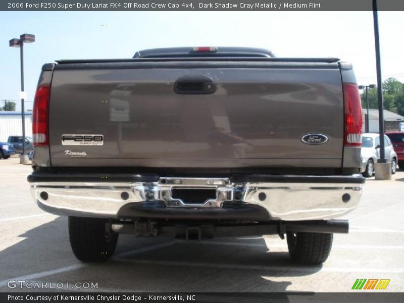 Dark Shadow Gray Metallic / Medium Flint 2006 Ford F250 Super Duty Lariat FX4 Off Road Crew Cab 4x4