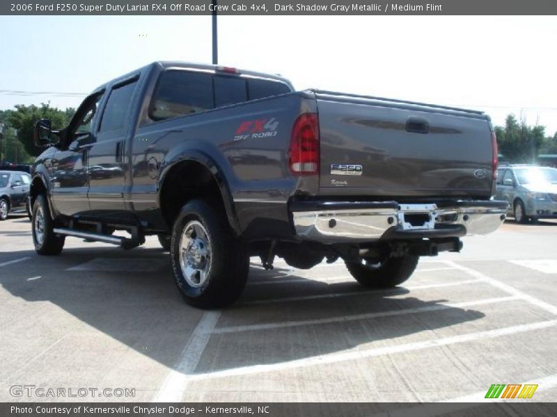 Dark Shadow Gray Metallic / Medium Flint 2006 Ford F250 Super Duty Lariat FX4 Off Road Crew Cab 4x4