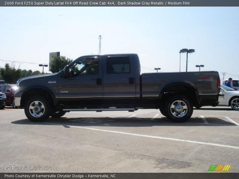 Dark Shadow Gray Metallic / Medium Flint 2006 Ford F250 Super Duty Lariat FX4 Off Road Crew Cab 4x4