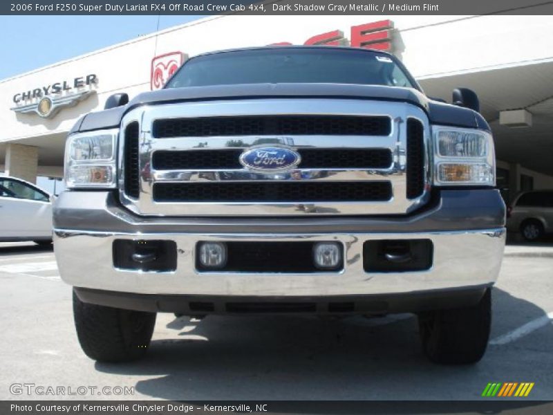 Dark Shadow Gray Metallic / Medium Flint 2006 Ford F250 Super Duty Lariat FX4 Off Road Crew Cab 4x4