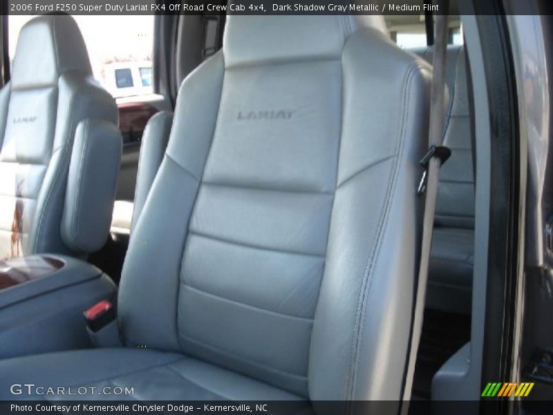 Dark Shadow Gray Metallic / Medium Flint 2006 Ford F250 Super Duty Lariat FX4 Off Road Crew Cab 4x4