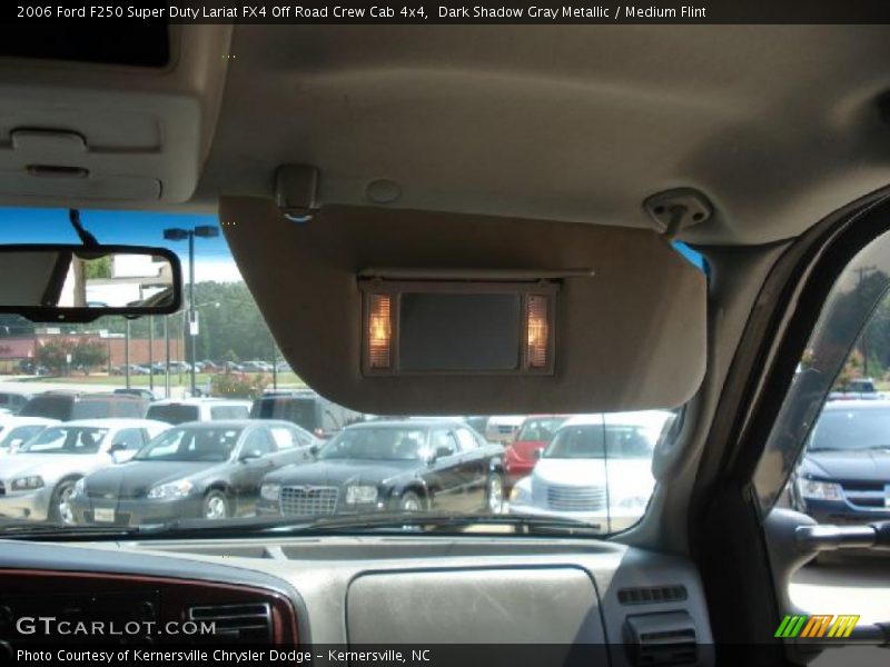 Dark Shadow Gray Metallic / Medium Flint 2006 Ford F250 Super Duty Lariat FX4 Off Road Crew Cab 4x4