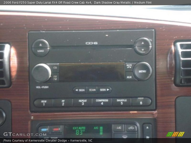 Dark Shadow Gray Metallic / Medium Flint 2006 Ford F250 Super Duty Lariat FX4 Off Road Crew Cab 4x4