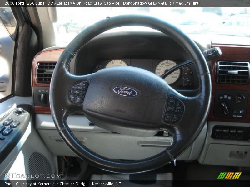 Dark Shadow Gray Metallic / Medium Flint 2006 Ford F250 Super Duty Lariat FX4 Off Road Crew Cab 4x4