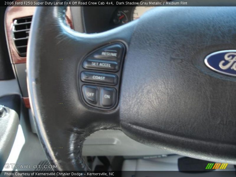 Dark Shadow Gray Metallic / Medium Flint 2006 Ford F250 Super Duty Lariat FX4 Off Road Crew Cab 4x4