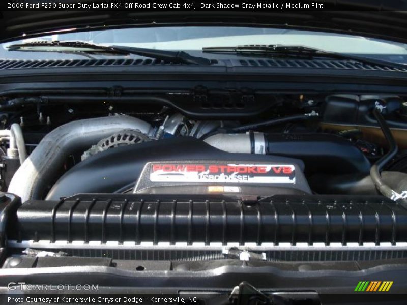 Dark Shadow Gray Metallic / Medium Flint 2006 Ford F250 Super Duty Lariat FX4 Off Road Crew Cab 4x4