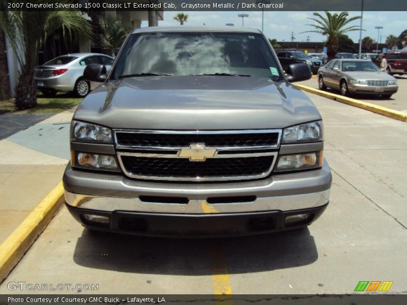 Graystone Metallic / Dark Charcoal 2007 Chevrolet Silverado 1500 Classic LT Extended Cab