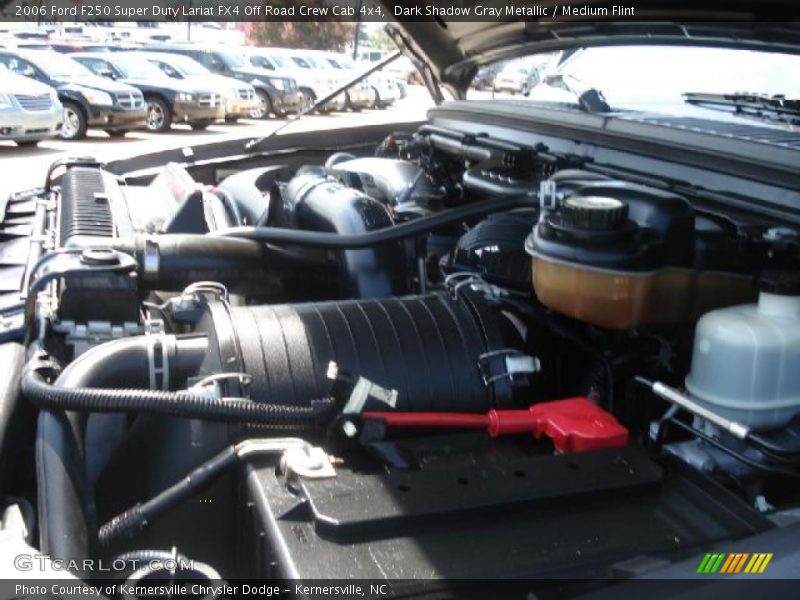 Dark Shadow Gray Metallic / Medium Flint 2006 Ford F250 Super Duty Lariat FX4 Off Road Crew Cab 4x4