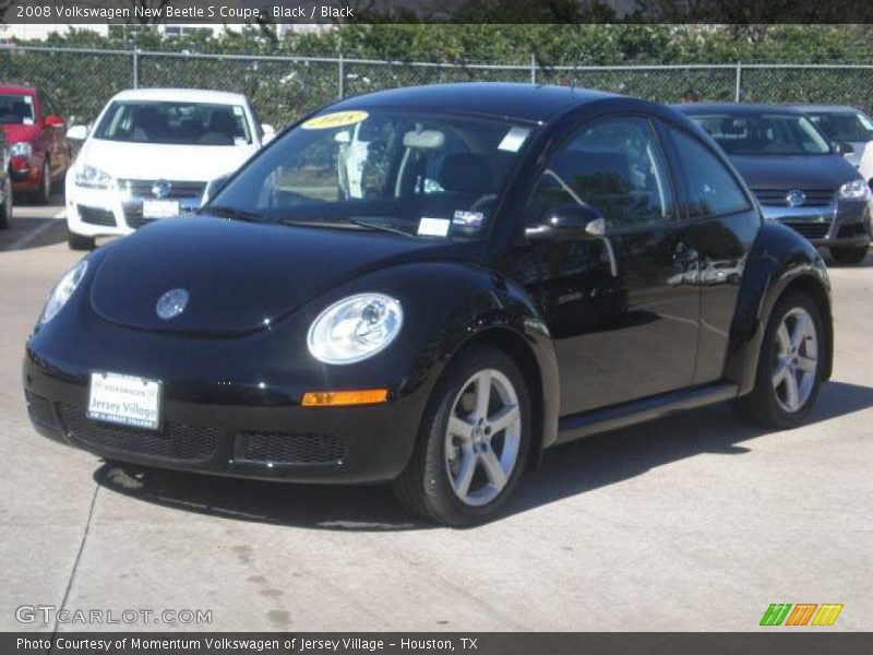 Black / Black 2008 Volkswagen New Beetle S Coupe