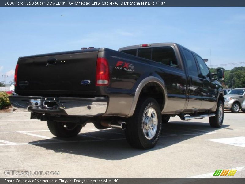 Dark Stone Metallic / Tan 2006 Ford F250 Super Duty Lariat FX4 Off Road Crew Cab 4x4