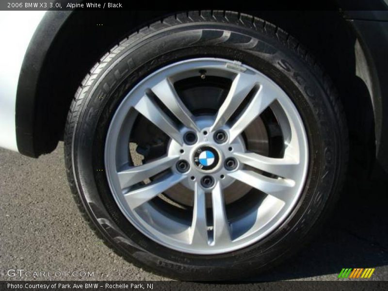 Alpine White / Black 2006 BMW X3 3.0i