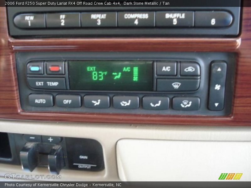 Dark Stone Metallic / Tan 2006 Ford F250 Super Duty Lariat FX4 Off Road Crew Cab 4x4