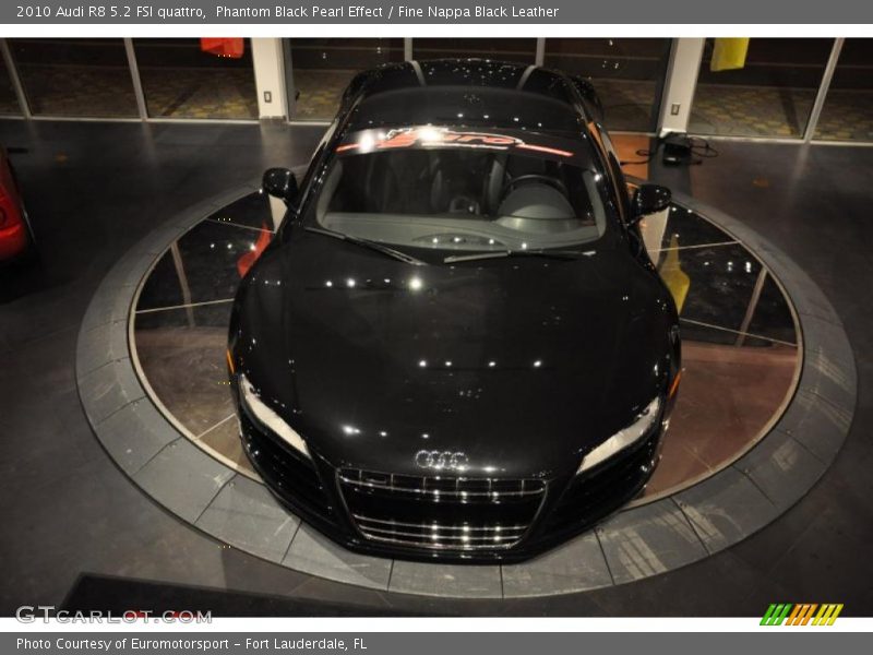 Phantom Black Pearl Effect / Fine Nappa Black Leather 2010 Audi R8 5.2 FSI quattro