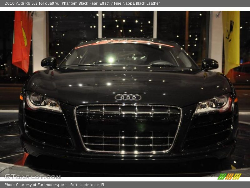 Phantom Black Pearl Effect / Fine Nappa Black Leather 2010 Audi R8 5.2 FSI quattro
