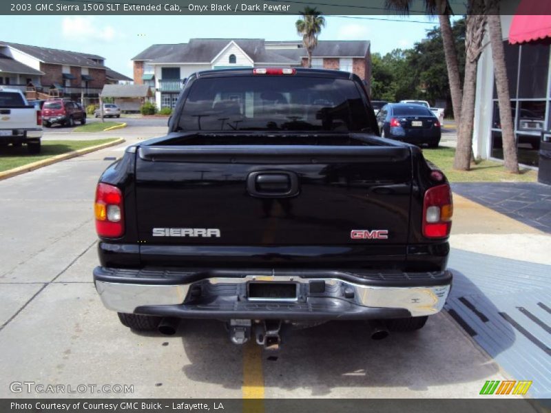 Onyx Black / Dark Pewter 2003 GMC Sierra 1500 SLT Extended Cab