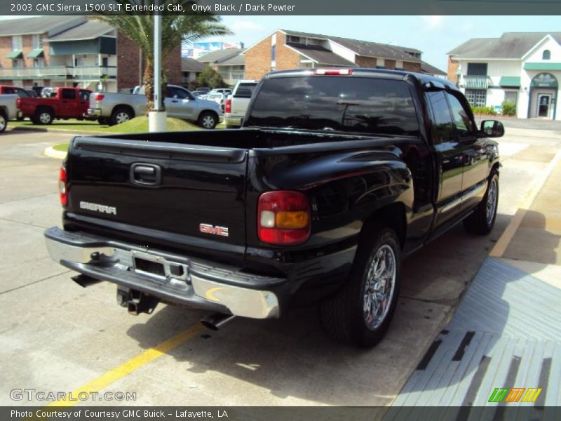 Onyx Black / Dark Pewter 2003 GMC Sierra 1500 SLT Extended Cab