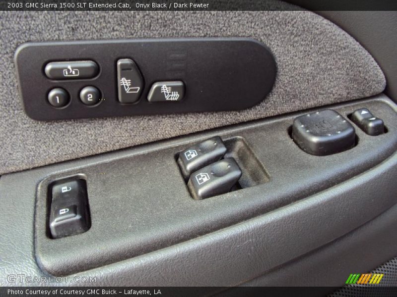 Onyx Black / Dark Pewter 2003 GMC Sierra 1500 SLT Extended Cab