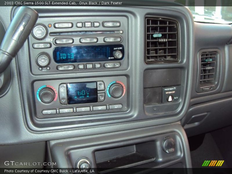 Onyx Black / Dark Pewter 2003 GMC Sierra 1500 SLT Extended Cab