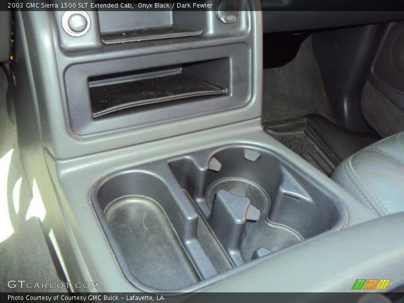Onyx Black / Dark Pewter 2003 GMC Sierra 1500 SLT Extended Cab